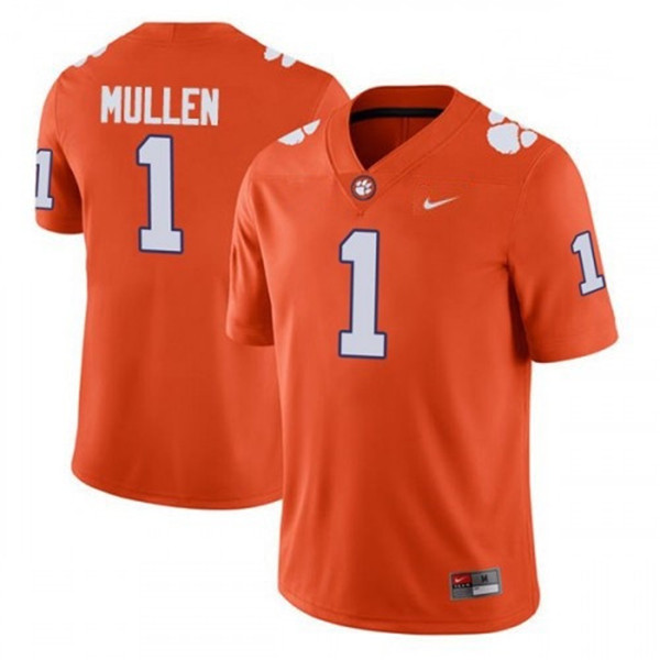 Memphis Tigers #1 Trayvon Mullen Orange Game NCAA Jersey